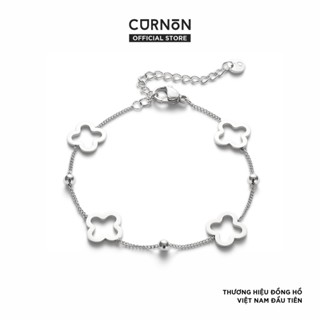 Vòng Tay Nữ Curnon Helena Silver - Hàng Chính Hãng - Thiết Kế Độc Đáo, Nữ Tính - Phụ Kiện Tối Giản, Tinh Tế Dễ Phối Đồ