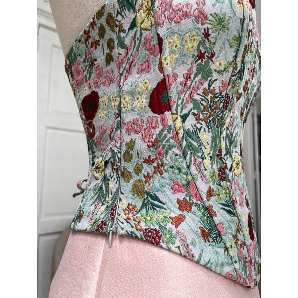 S034 - Set Flower Garden gồm áo corset và chân váy dáng ngắn không gồm phụ kiện