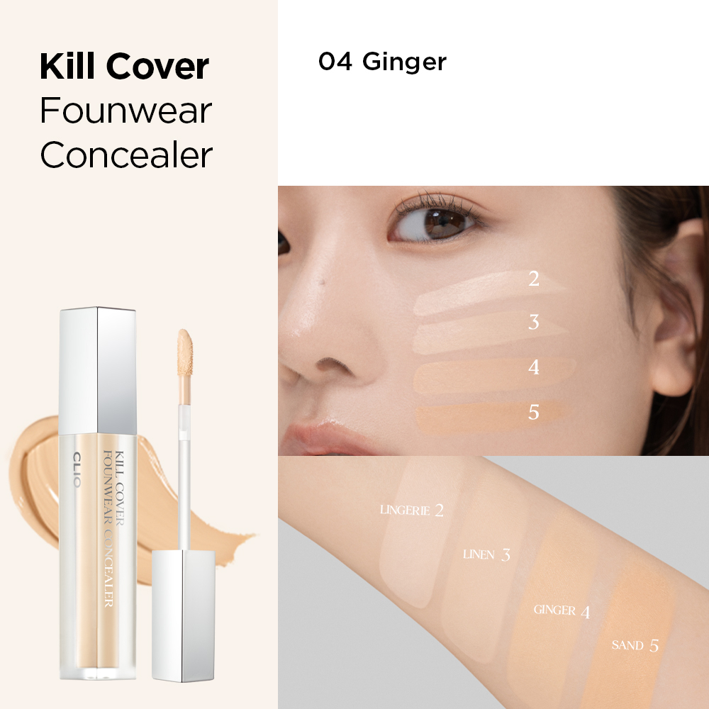 Kem Che Khuyết Điểm Clio Kill Cover Founwear Concealer 6g