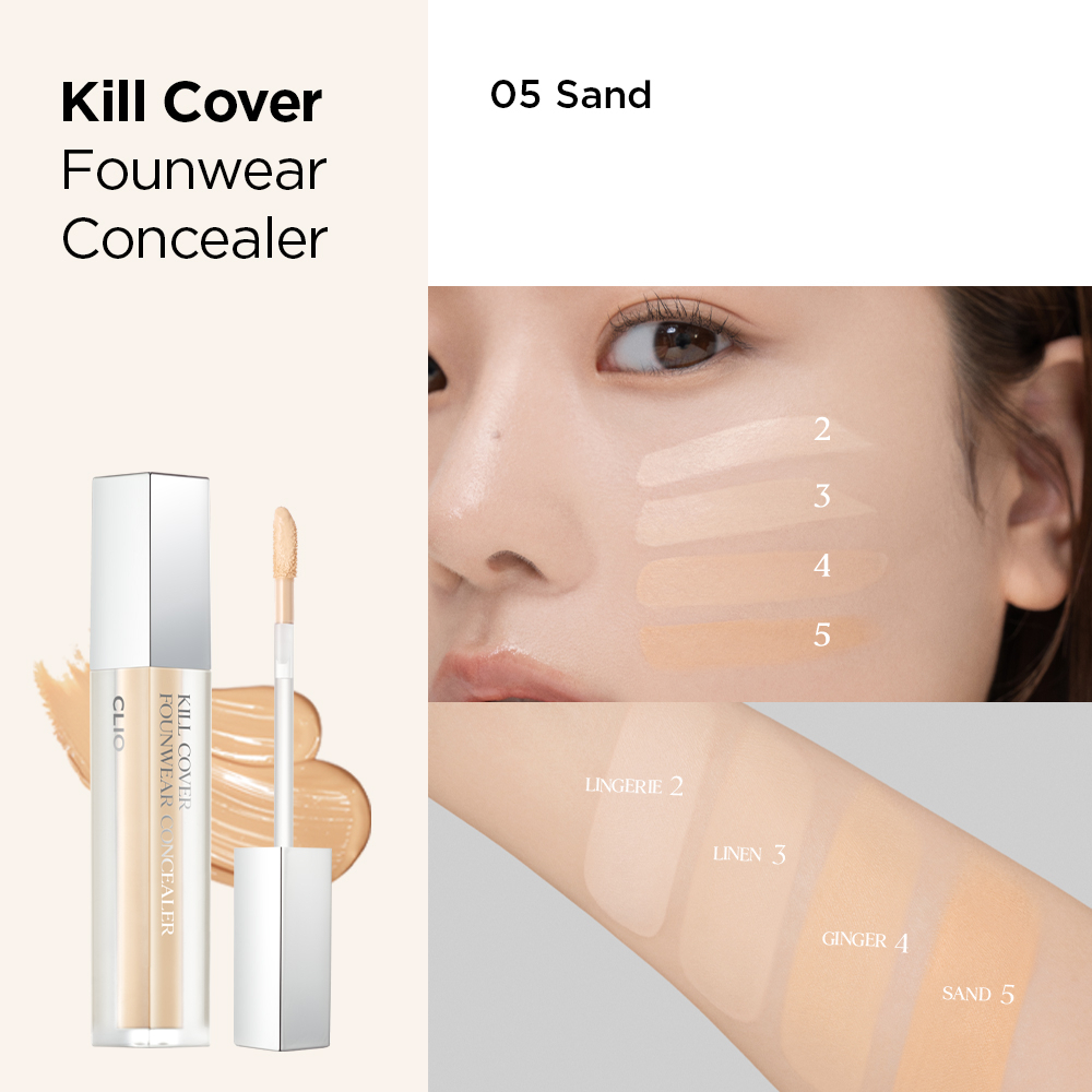 Kem Che Khuyết Điểm Clio Kill Cover Founwear Concealer 6g