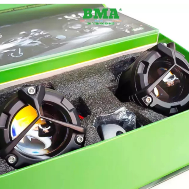 Đèn trợ sáng s20 chuyên tour 55W Phá Sương Mù lắp xe máy, ô tô , xe tải 12-24v  Kèm Mạch Passing V2