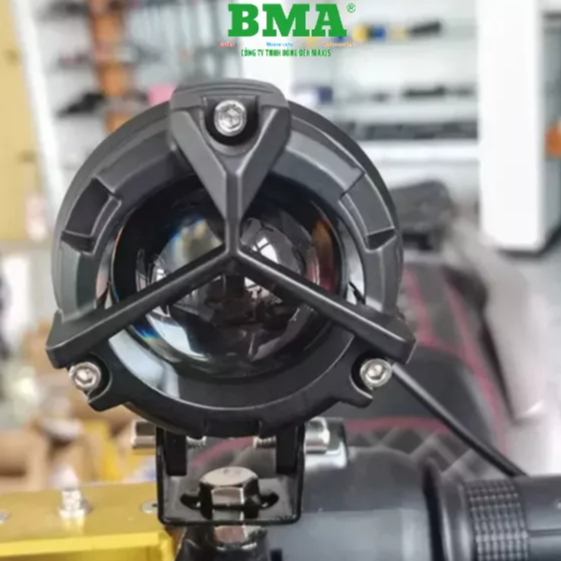 Đèn trợ sáng s20 chuyên tour 55W Phá Sương Mù lắp xe máy, ô tô , xe tải 12-24v  Kèm Mạch Passing V2