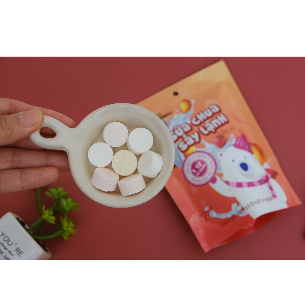 Sữa chua sấy lạnh mix vị 17g,hương vị tinh tế và độc đáo