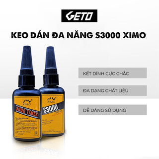 Keo dán đa năng s3000 ximo dán tất cả vật liệu gỗ, vải, gốm, sứ, sắt, nhôm, nhựa