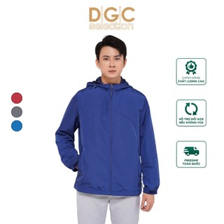 Áo khoác gió nam 2 lớp phối màu có mũ thiết kế lót lưới thoáng khí DGCs - WAJKBB11M