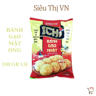   CHÍNH HÃNG  Bánh gạo Nhật IChi vị mật ong - Gói 180g DATE MỚI 