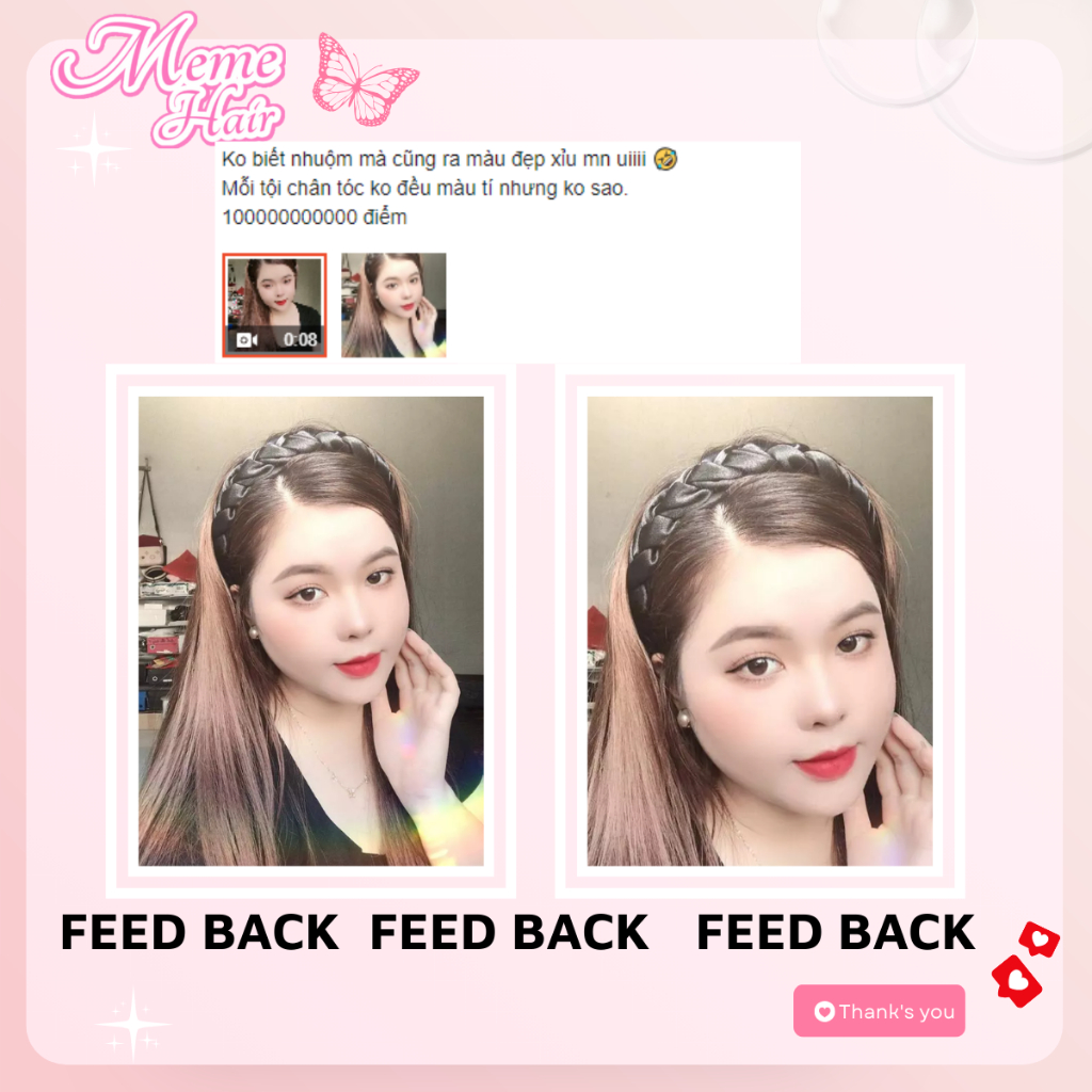 Thuốc nhuộm tóc màu nâu hạt dẻ không tẩy , tặng kèm oxy trợ dưỡng và bao tay