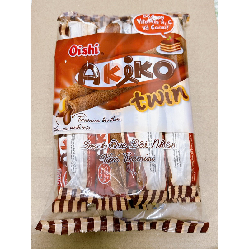 Bánh akiko oishi - bánh snack que nhân