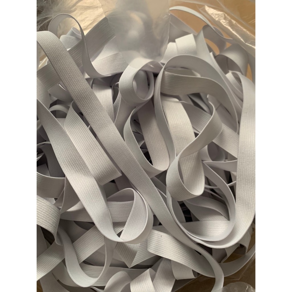 1kg dây chun quần loại chun đẹp hàng nhà máy bản 1cm 2cm 4cm - phụ liệu may mặc