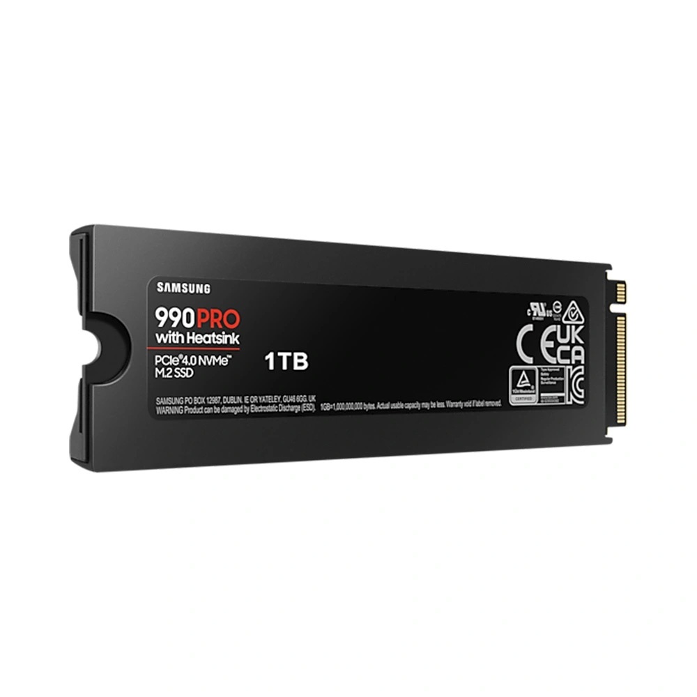 Ổ cứng SSD Samsung 990 Pro 1TB PCIe Gen 4.0 x4 NVMe With Heatsink MZ-V9P1T0CW
