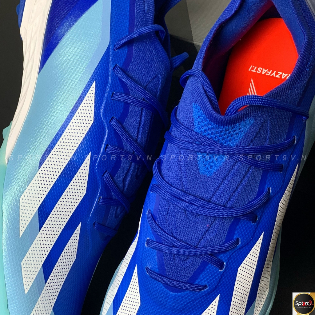 Giày đá bóng adidas X Crazyfast .1 TF Crazyrush - Xanh/Trắng - IE6632