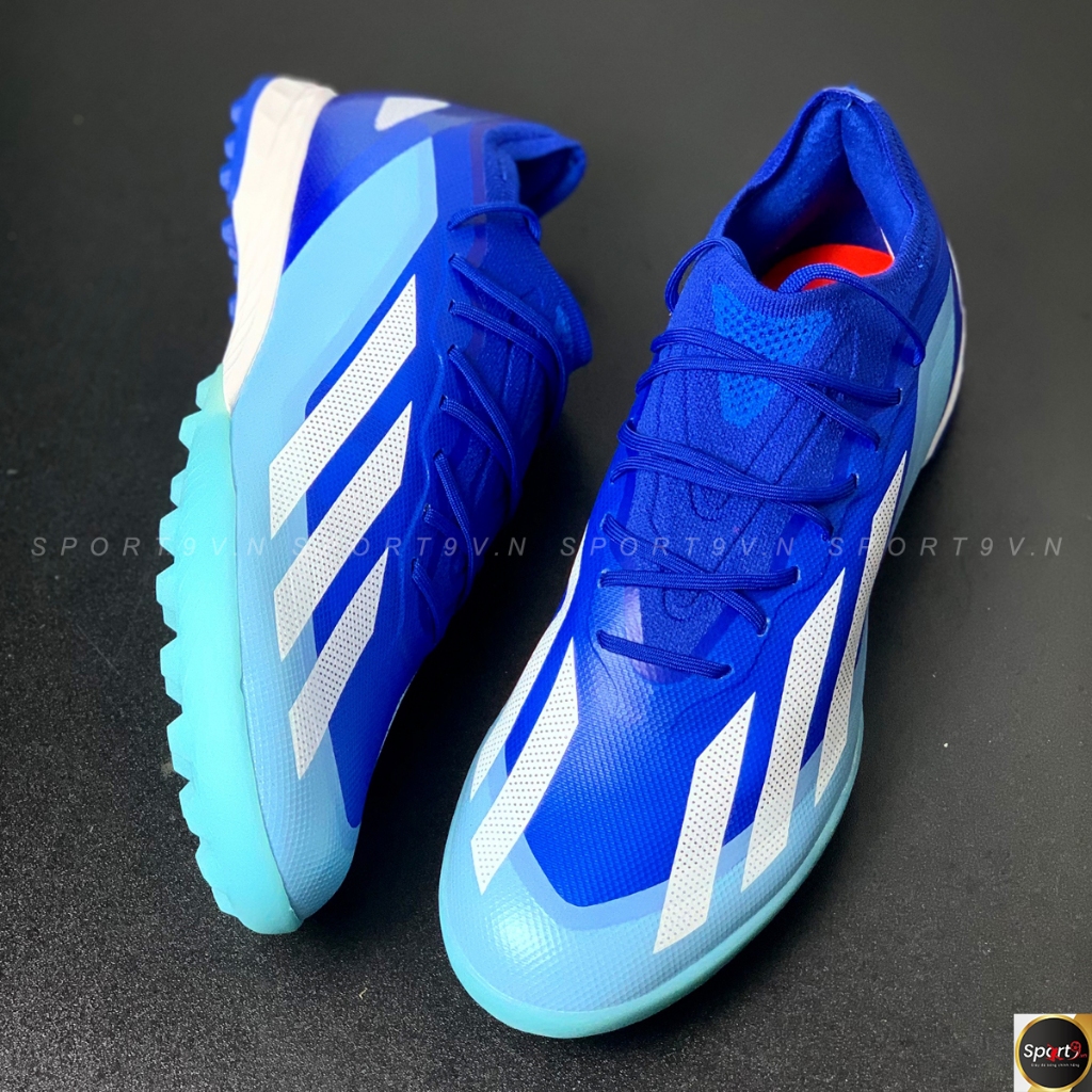 Giày đá bóng adidas X Crazyfast .1 TF Crazyrush - Xanh/Trắng - IE6632