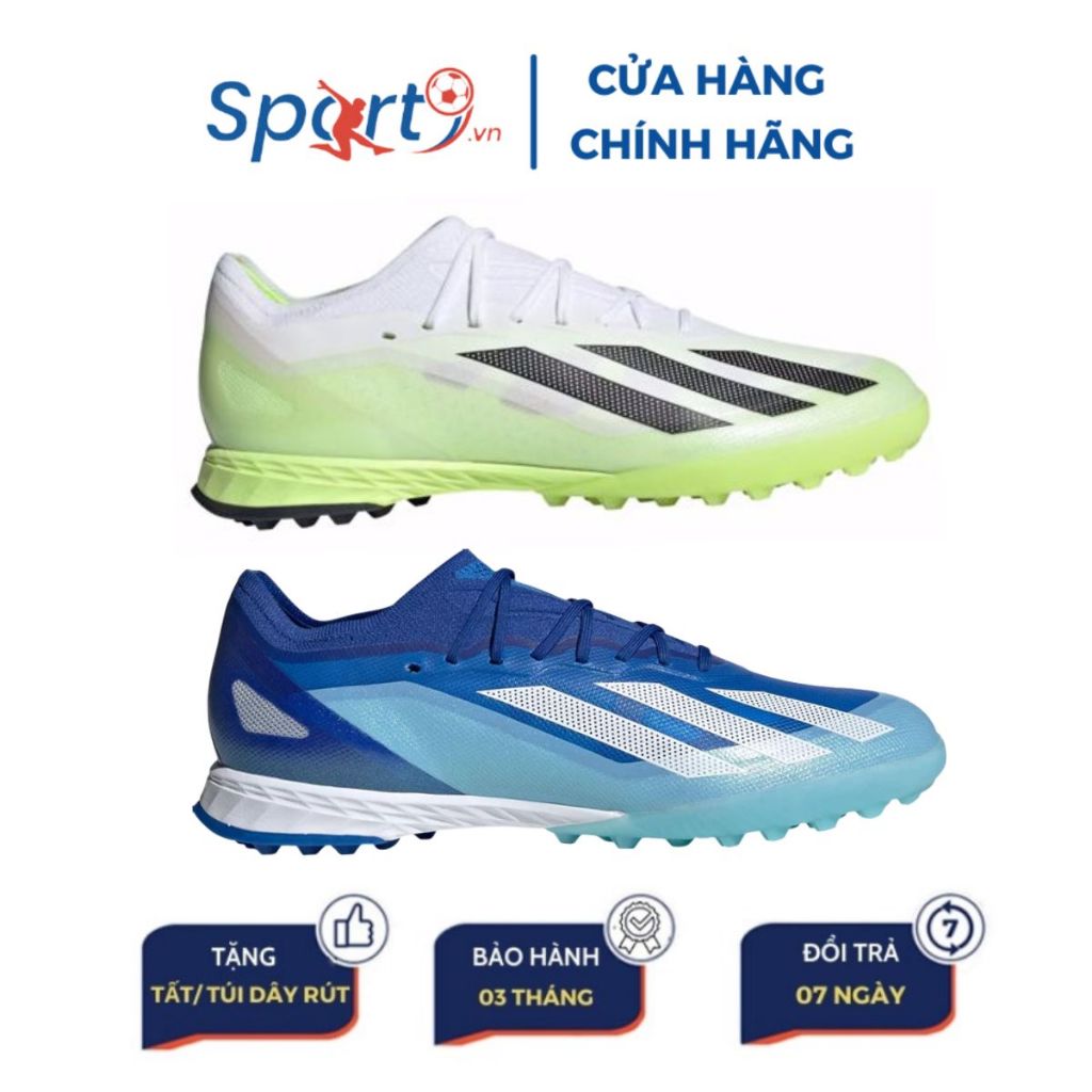 Giày đá bóng adidas X Crazyfast .1 TF Crazyrush - Xanh/Trắng - IE6632