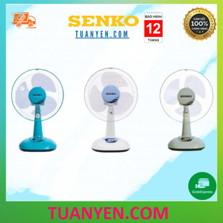 Combo 2 cây quạt bàn Senko B1216 - Công Suất 40W - 3 Chế Độ Gió Bảo Hành 12 tháng Hàng Chính hãng