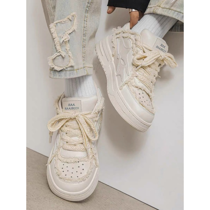 Giày sneaker đế mềm dầy dặn thoáng khí phong cách thời trang