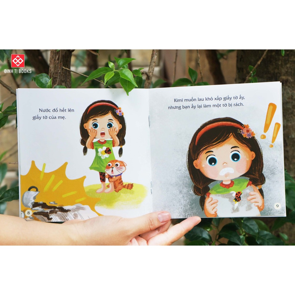 Sách - Giáo dục nhân cách cho trẻ - Bé học cách yêu thương, đồng cảm và biết ơn - Đinh Tị Books