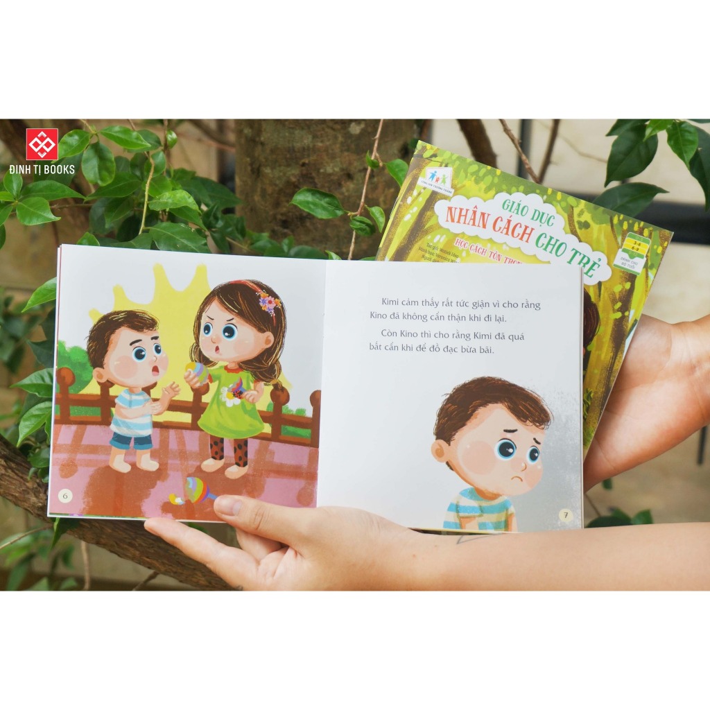 Sách - Giáo dục nhân cách cho trẻ - Bé học cách yêu thương, đồng cảm và biết ơn - Đinh Tị Books