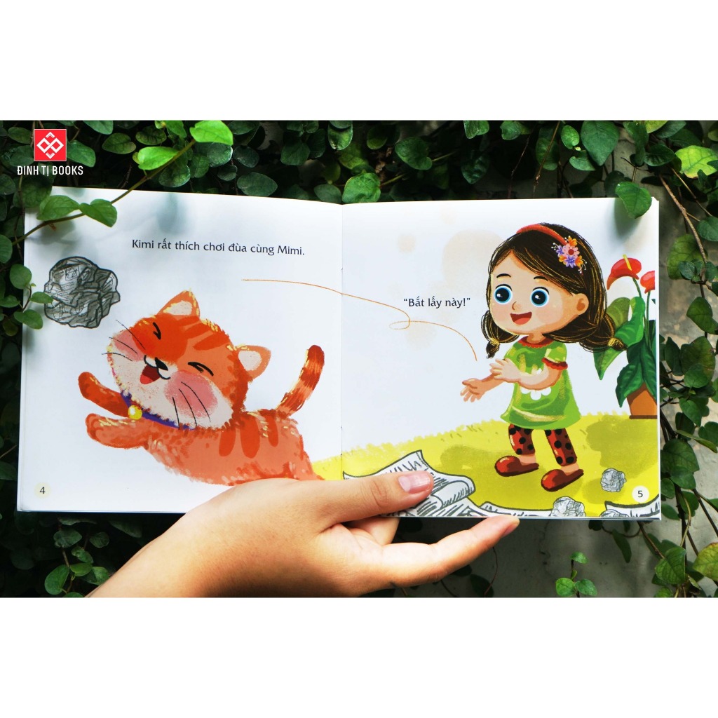 Sách - Giáo dục nhân cách cho trẻ - Bé học cách yêu thương, đồng cảm và biết ơn - Đinh Tị Books