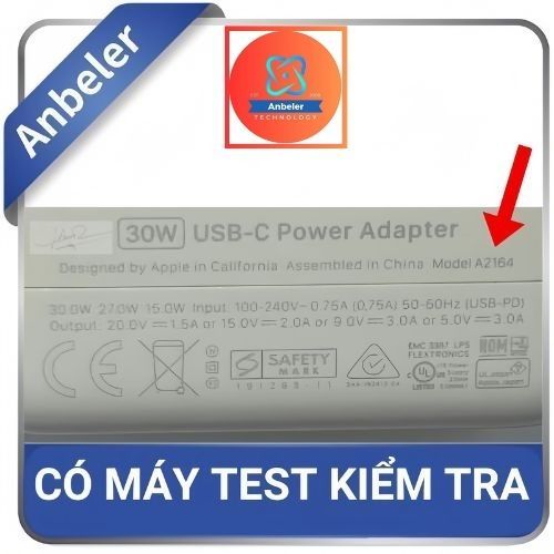 Bộ củ sạc nhanh 30W ZIN chính hãng, dùng cho các dòng ai phon, ai bát, và mác bút