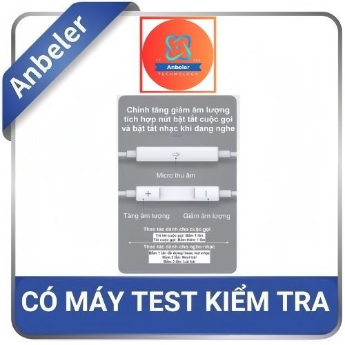 Tai nghe có dây zin chân cắm 3.5mm và chân dẹp cho ip từ 7 đến 14pro max