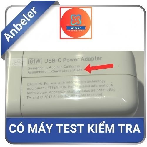 Bộ củ sạc nhanh 61W Zin hãng, sạc nhanh cho các dòng ai phon, ai bát, mác bút