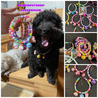 Vòng cổ pastel có chuông lục lạc  dành cho chó mèo