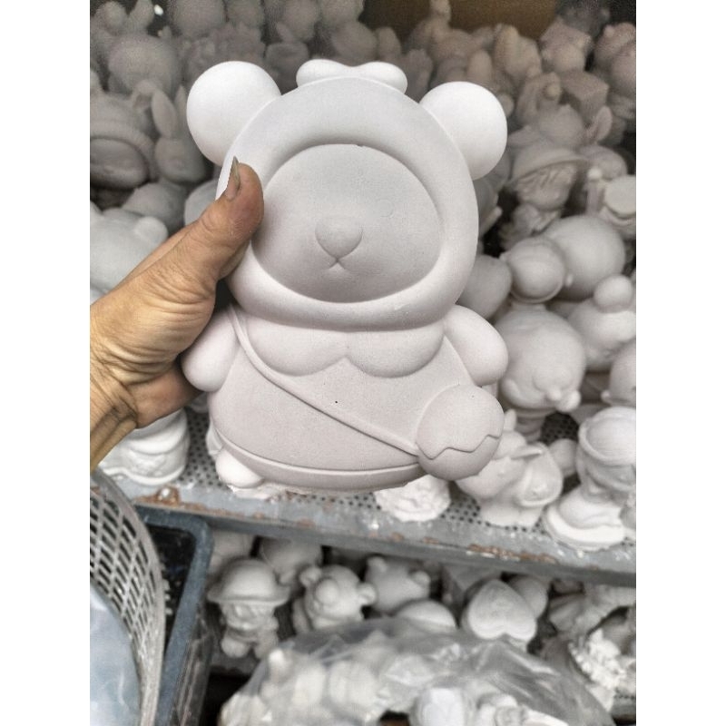 Tô tượng 16_25 cm hót tren tặng lật đật mini