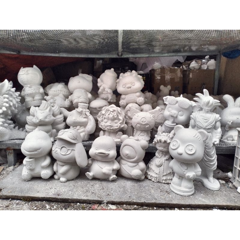 Tô tượng 16_25 cm hót tren tặng lật đật mini