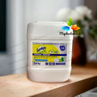 Hoả tốc Nước rửa chén Sunlight Chanh can lớn 9.5kg siêu tiết kiệm cho nhà hàng, khách sạn, quán ăn