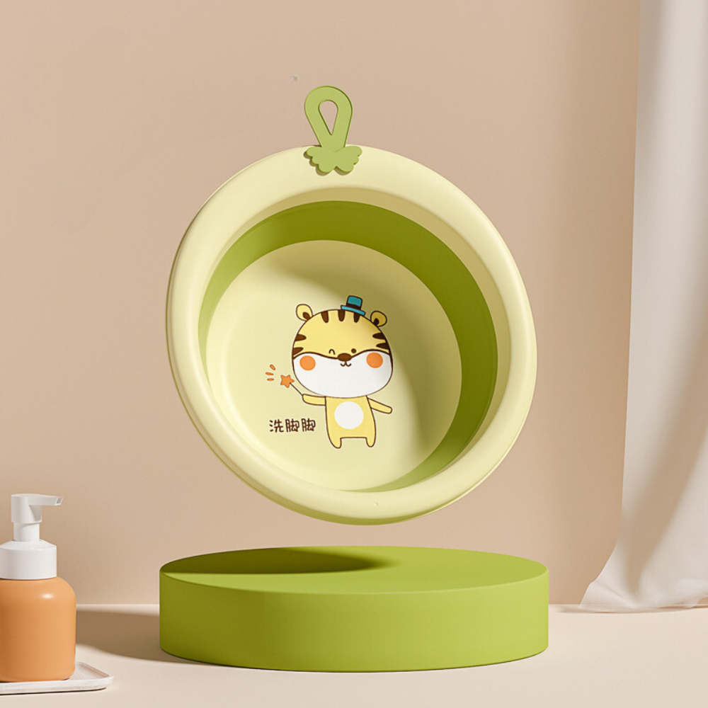 Thau chậu gấp gọn silicon cho bé