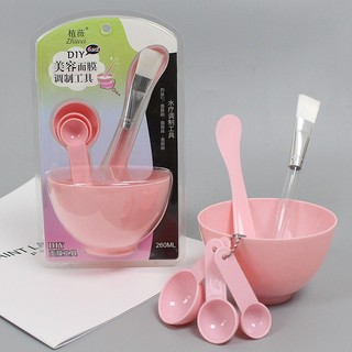 Bộ Bát Trộn Đắp Mặt Nạ 06 Món Kèm Thìa và Cọ Quét 008946 SHIPNHANH88