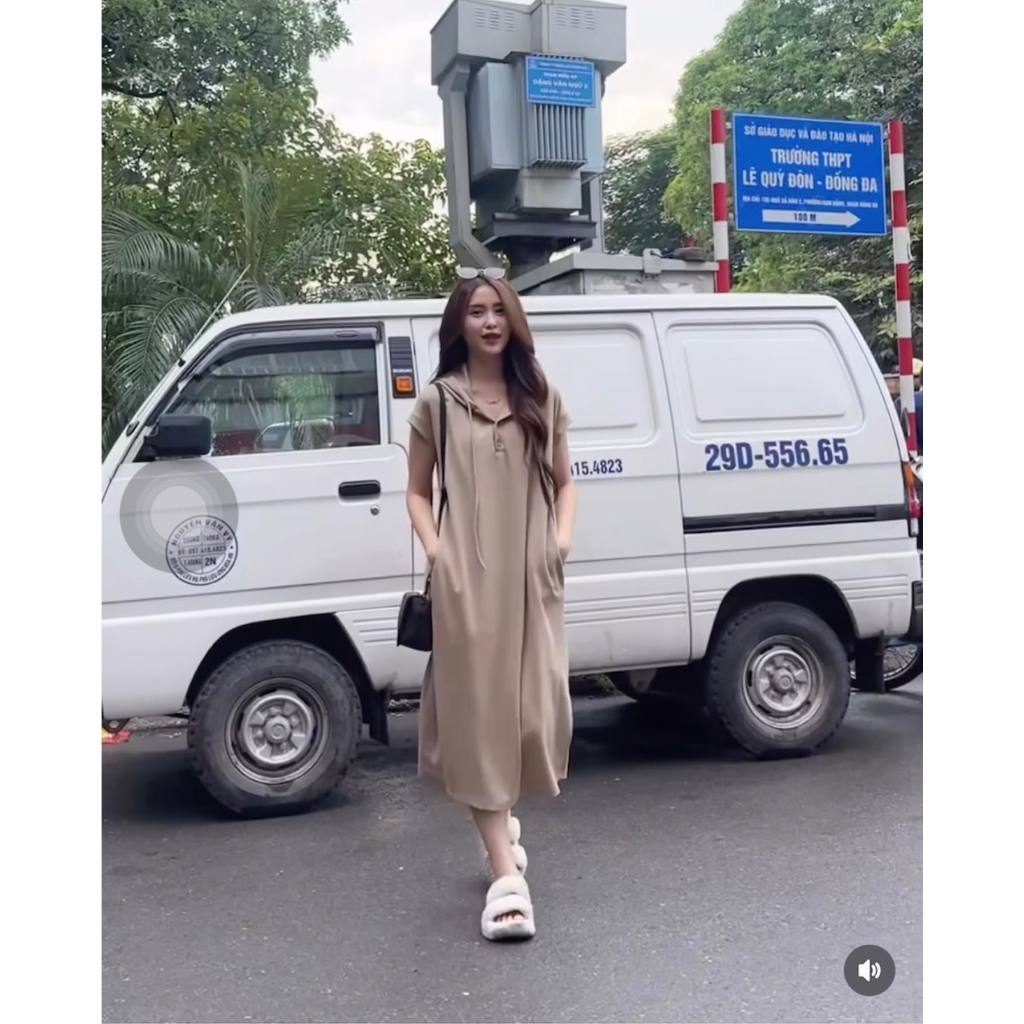 Đầm tăm mũ polo 776