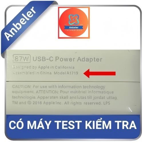 Bộ củ sạc nhanh 87W Zin hãng, dùng sạc nhanh cho ai phon, ai bát, và mác búc