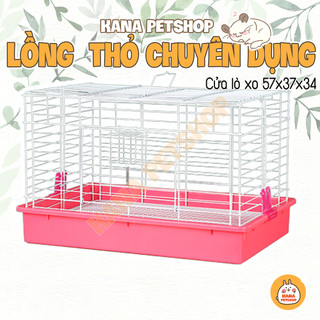 Chuồng Thỏ Sơn Tĩnh Điện Chuyên Dụng Thỏ - Bọ 🐹FREESHIP🐹 Lồng Sơn Tĩnh Điện 60 cm Cửa Lò Xo Dành cho Thỏ , Chuột Lang