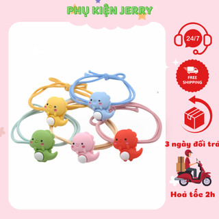 Dây buộc tóc nữ hình chú khủng long dễ thương - Phụ kiện Jerry