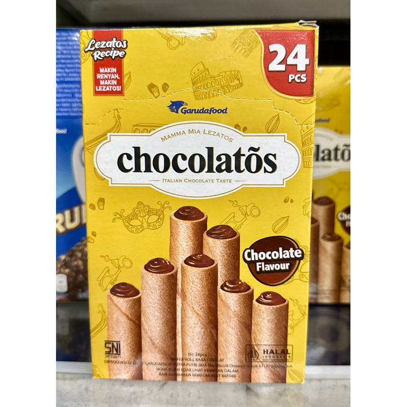 Bánh Quế Chocolatõs Các Vị Hộp 336gram  Chocolate/Dark/Vani/Phomai Ngon-Giòn-Thơm