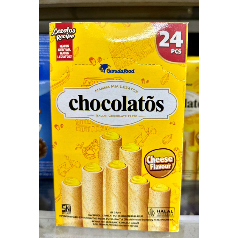 Bánh Quế Chocolatõs Các Vị Hộp 336gram  Chocolate/Dark/Vani/Phomai Ngon-Giòn-Thơm