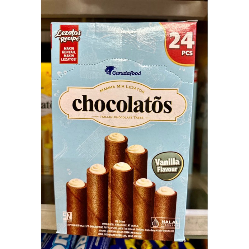 Bánh Quế Chocolatõs Các Vị Hộp 336gram  Chocolate/Dark/Vani/Phomai Ngon-Giòn-Thơm