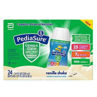 Sữa nước Pediasure abbott grow gain with fiber chai 220ml thùng 24 chai bổ sung chất xơ vitamin và khoáng chất