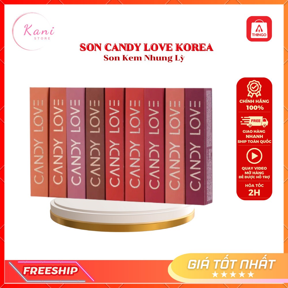 Son Kem Lì Candy Love Long Lasting Velvet date 11/2023 sale mạnh
