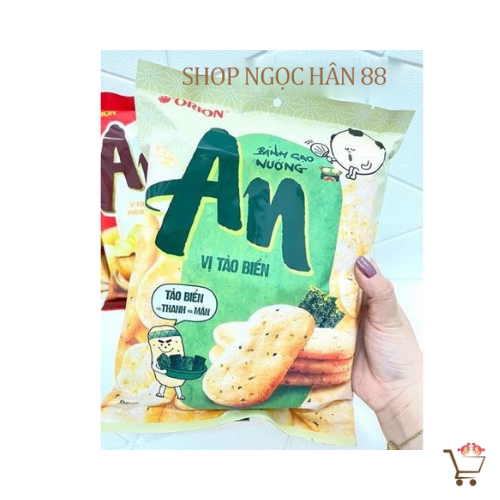 BÁNH GẠO NƯỚNG ORION AN VỊ TẢO BIỂN - TỰ NHIÊN-KHOAI TÂY - VỪNG...