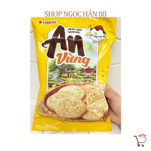 BÁNH GẠO NƯỚNG ORION AN VỊ TẢO BIỂN - TỰ NHIÊN-KHOAI TÂY - VỪNG...