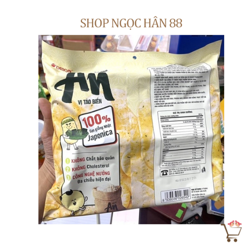 BÁNH GẠO NƯỚNG ORION AN VỊ TẢO BIỂN - TỰ NHIÊN-KHOAI TÂY - VỪNG...