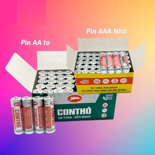 Cặp pin tiểu, pin đũa con thỏ aa và aaa chính hãng - an toàn, bền mạnh