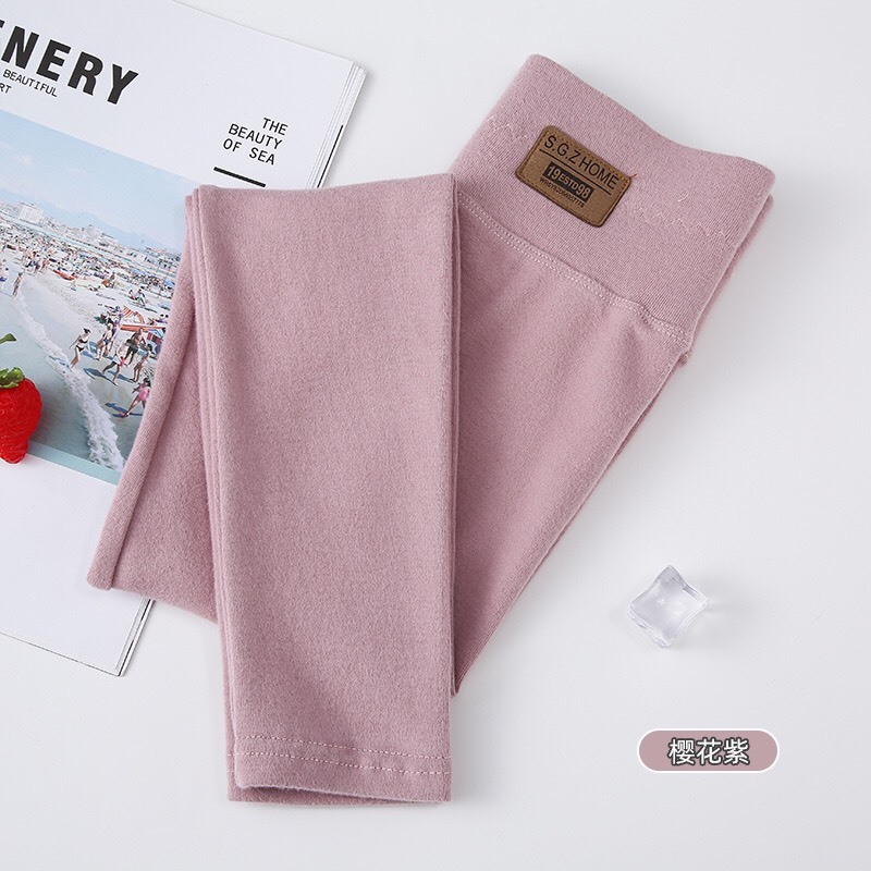 Quần Leg Trơn Cạp Nâu MD32457 Cho Bé Gái - Jumping Beans Official Store