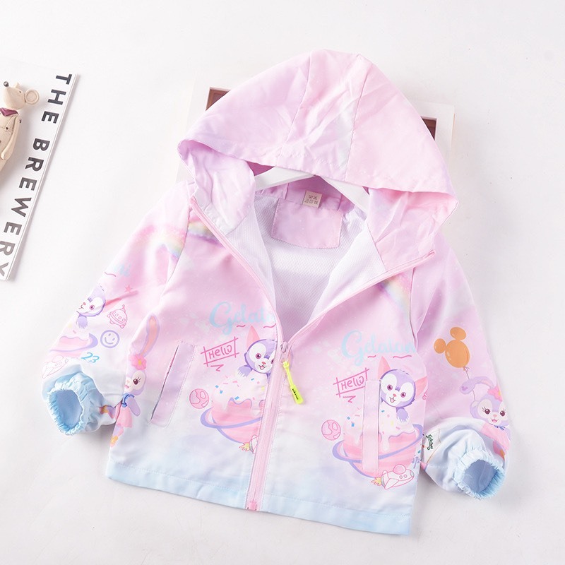 Áo Khoác Gió Nhiều Mẫu Hoạ Tiết Đáng Yêu MD1872/MD1875/MD1877 Cho Bé Gái P2 - Jumping Beans Official Store