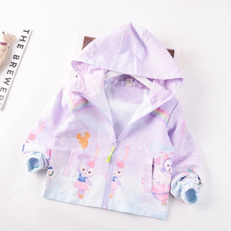 Áo Khoác Gió Nhiều Mẫu Hoạ Tiết Đáng Yêu MD1872/MD1875/MD1877 Cho Bé Gái P2 - Jumping Beans Official Store