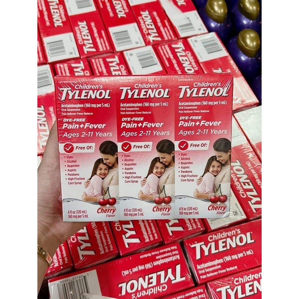 Siro Týlenol Cho Bé - Siro Trái Cây Mỹ Vị Cherry