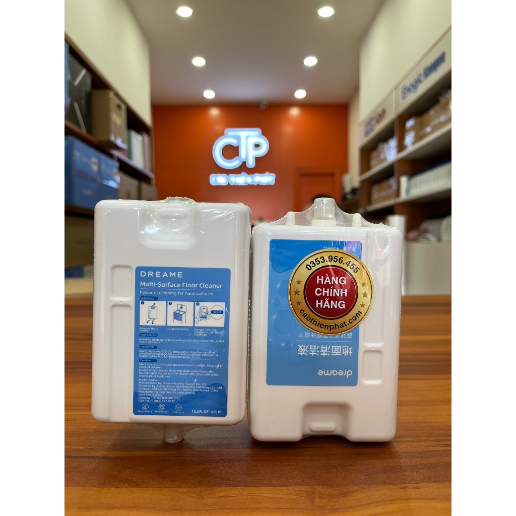 🍀MỚI 2023🍀Nước Lau Sàn chính hãng cho robot Dreame X10, Dreame X20, Dreame L20 Ultra