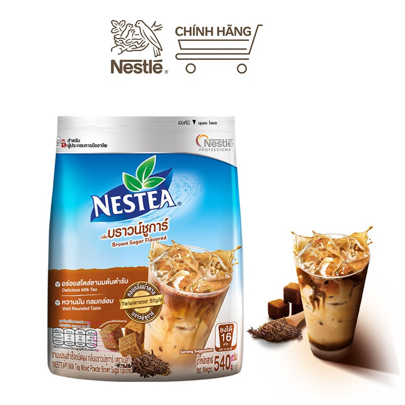 Trà sữa Nestea vị đường nâu